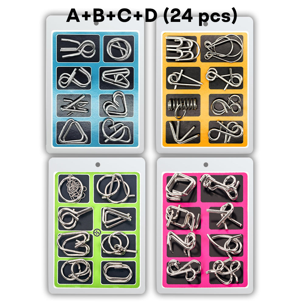 Dobshow® 3D Metal Challenge Puzzle Toy