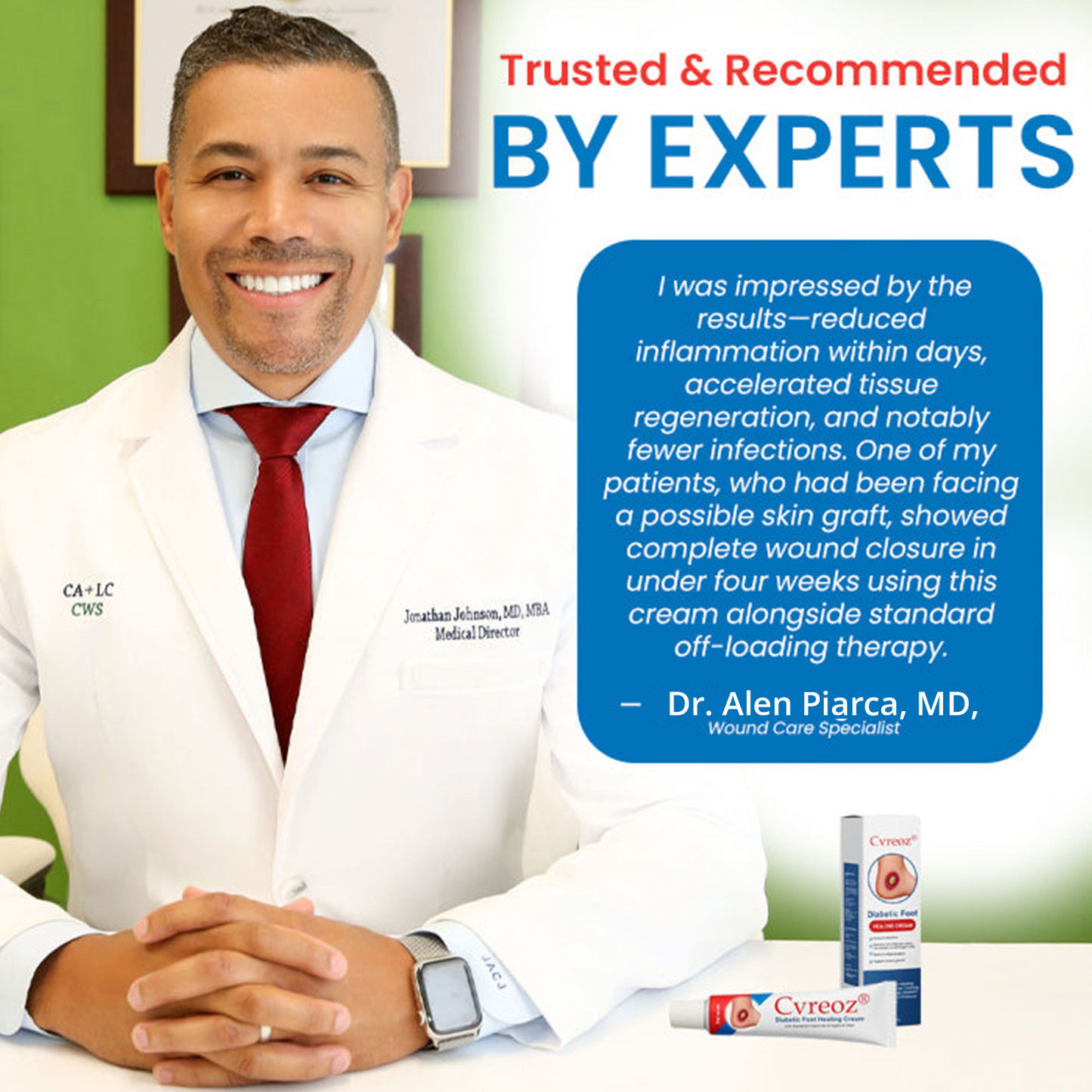 Cvreoz® Diabetic Foot Healing Cream