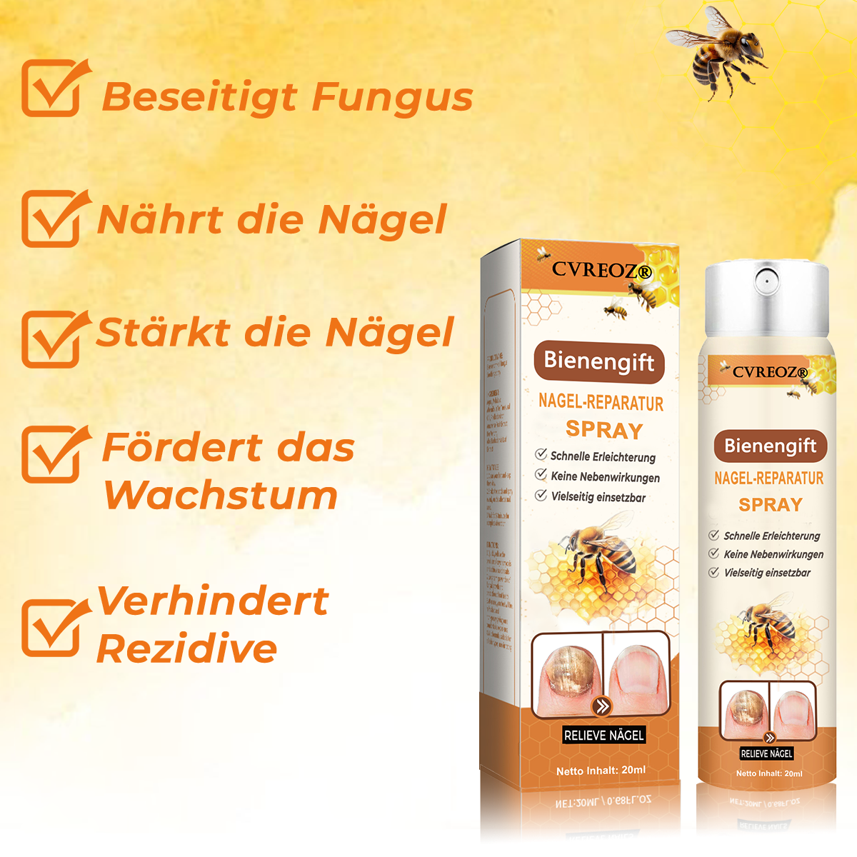 Cvreoz®Bee Venom Nail Renewal Spray
