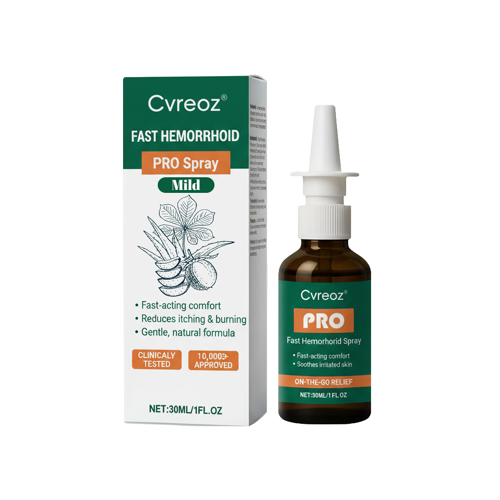 š„Final 3 Hours: 80% OFF: CvreozĀ® Fast Hemorrhoid PRO Spray