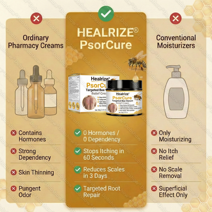 💫Healrize® PsorCure Targeted Bee Venom Relief Cream
