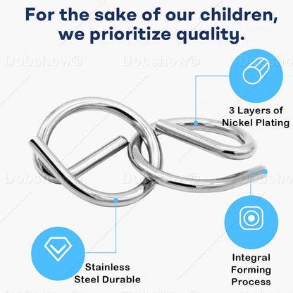 Dobshow® 3D Metal Challenge Puzzle Toy