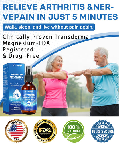 Croaie® Advanced Magnesium Pain Relief Spray
