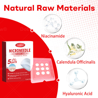 Cvreoz®MicroNeedle BotanicSkin Tag Removal Patch
