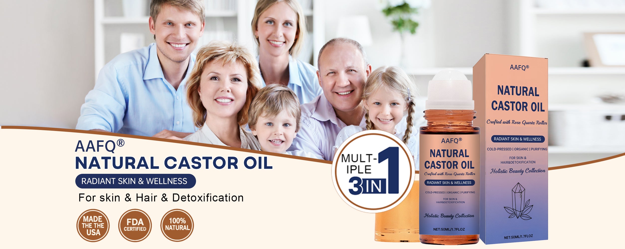 AAFQ®Natural Castor Oil
