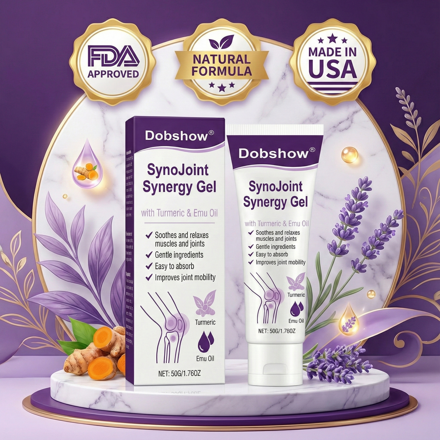 👨‍⚕️New research results | Dobshow® SynoJoint  Synergy Gel with Turmeric & Emu Oil