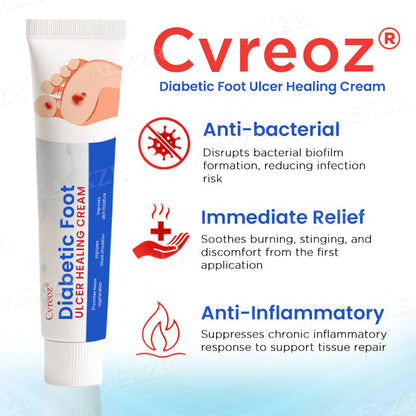 Cvreoz®𝐃𝐢𝐚𝐛𝐞𝐭𝐢𝐜 𝐅𝐨𝐨𝐭 𝐔𝐥𝐜𝐞𝐫 𝐇𝐞𝐚𝐥𝐢𝐧𝐠 𝐂𝐫𝐞𝐚𝐦