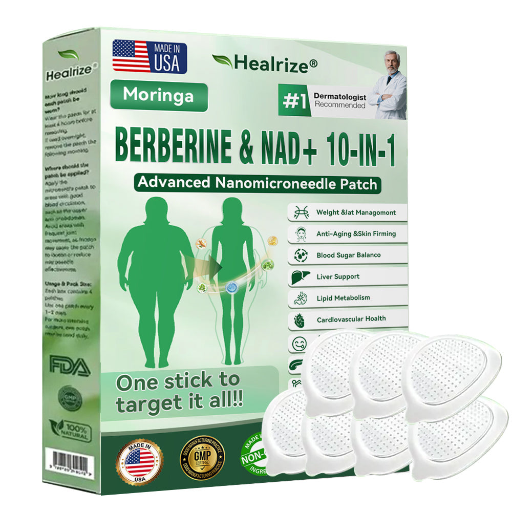 🇺🇸 𝐎𝐟𝐟𝐢𝐜𝐢𝐚𝐥 𝐔𝐒 𝐒𝐭𝐨𝐫𝐞 | ✨🩺 𝐇𝐞𝐚𝐥𝐫𝐢𝐳𝐞® Moringa · Berberine × NAD+ 𝟏𝟎-𝐢𝐧-𝟏 𝐀𝐝𝐯𝐚𝐧𝐜𝐞𝐝 𝐍𝐚𝐧𝐨 𝐌𝐢𝐜𝐫𝐨𝐧𝐞𝐞𝐝𝐥𝐞 𝐏𝐚𝐭𝐜𝐡 — 𝐎𝐧𝐜𝐞 𝐃𝐚𝐢𝐥𝐲, 𝐕𝐢𝐬𝐢𝐛𝐥𝐞 𝐑𝐞𝐬𝐮𝐥𝐭𝐬 𝐢𝐧 𝟕 𝐃𝐚𝐲𝐬