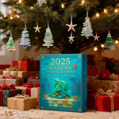 🎁MCOIKY® 2025 Sea Glass Marine Life Advent Calendar🐟