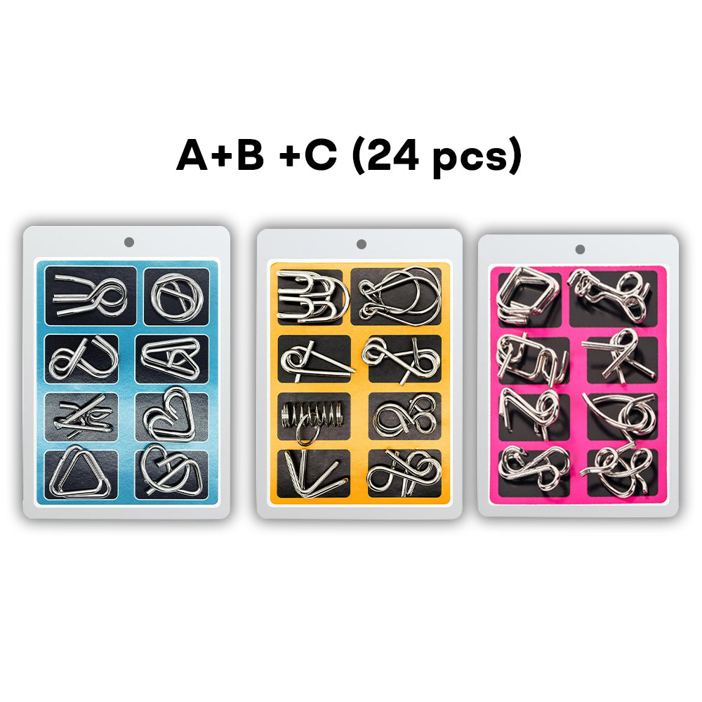Dobshow® 3D Metal Challenge Puzzle Toy