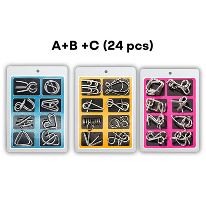 Dobshow® 3D Metal Challenge Puzzle Toy