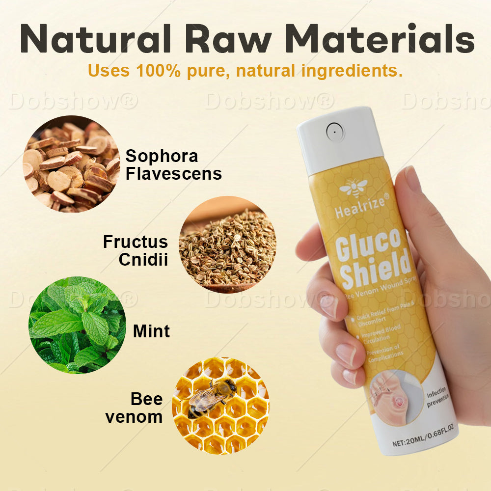 Healrize®𝐆𝐥𝐮𝐜𝐨𝐒𝐡𝐢𝐞𝐥𝐝 𝐁𝐞𝐞 𝐕𝐞𝐧𝐨𝐦 𝐖𝐨𝐮𝐧𝐝 𝐒𝐩𝐫𝐚𝐲