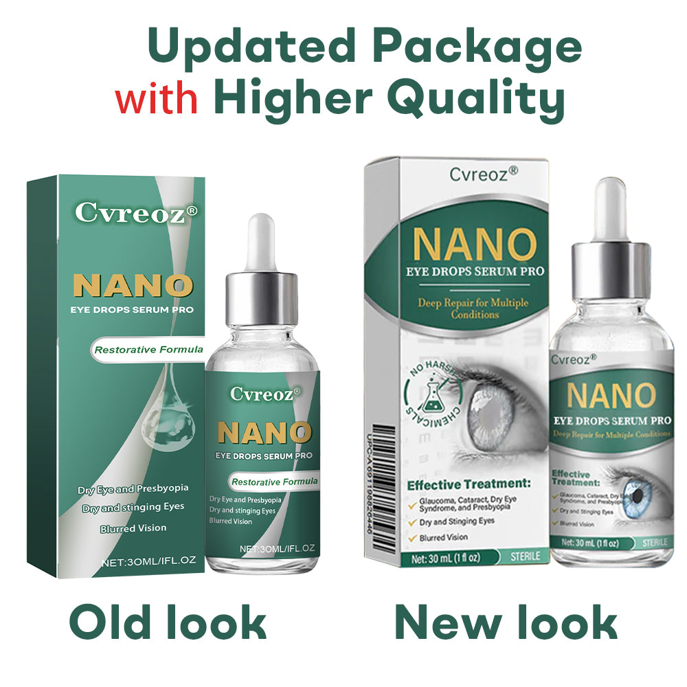 Cvreoz® Nano Eye Drops Serum Pro✅FDA Approved(Suitable for presbyopia, dry eye syndrome, glaucoma, and cataracts)
