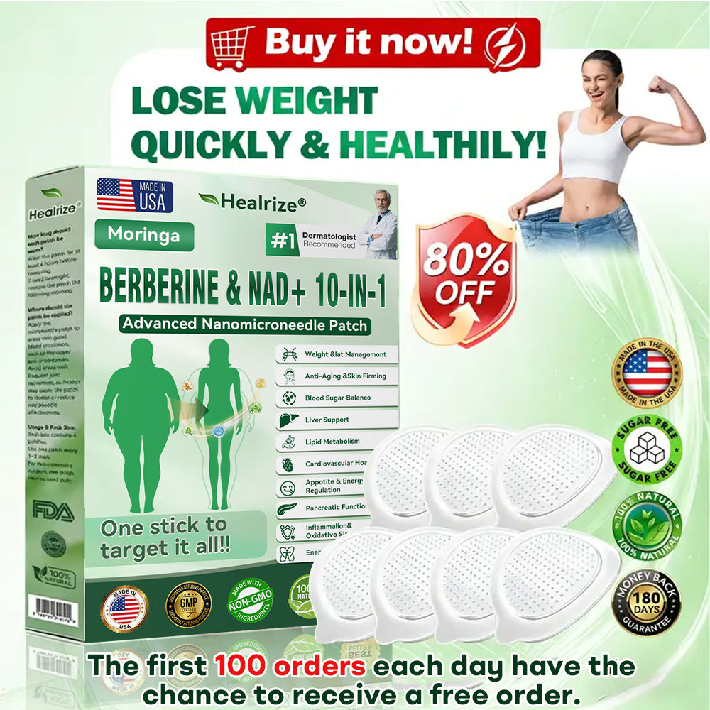 🇺🇸 𝐎𝐟𝐟𝐢𝐜𝐢𝐚𝐥 𝐔𝐒 𝐒𝐭𝐨𝐫𝐞 | ✨🩺 𝐇𝐞𝐚𝐥𝐫𝐢𝐳𝐞® Moringa · Berberine × NAD+ 𝟏𝟎-𝐢𝐧-𝟏 𝐀𝐝𝐯𝐚𝐧𝐜𝐞𝐝 𝐍𝐚𝐧𝐨 𝐌𝐢𝐜𝐫𝐨𝐧𝐞𝐞𝐝𝐥𝐞 𝐏𝐚𝐭𝐜𝐡 — 𝐎𝐧𝐜𝐞 𝐃𝐚𝐢𝐥𝐲, 𝐕𝐢𝐬𝐢𝐛𝐥𝐞 𝐑𝐞𝐬𝐮𝐥𝐭𝐬 𝐢𝐧 𝟕 𝐃𝐚𝐲𝐬