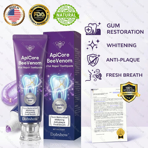 🦷 Dobshow® ApiCore BeeVenom Vital Repair Toothpaste