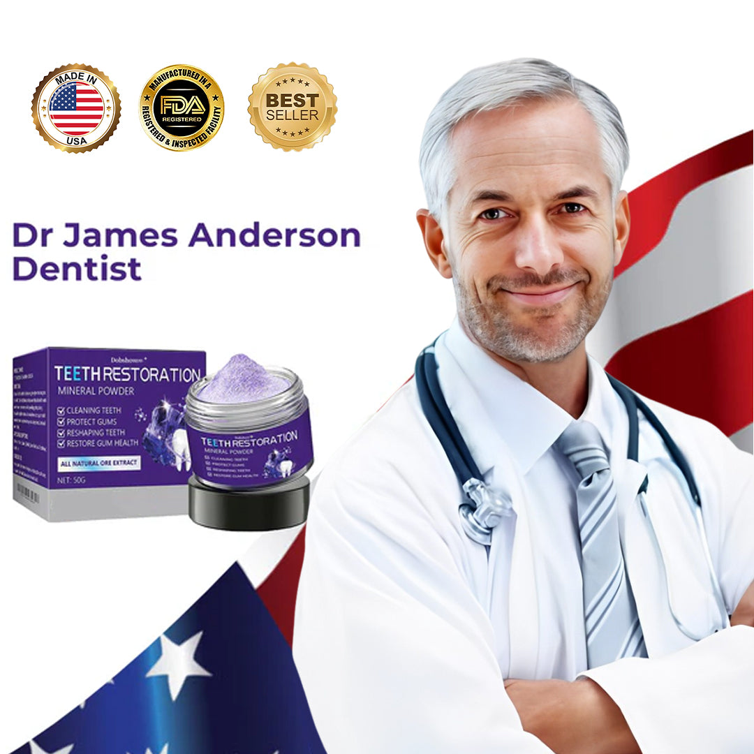 🦷Dobshow® Dental Repair Mineral Powder >> 🔥Buy 1 Get 1 Free🔥