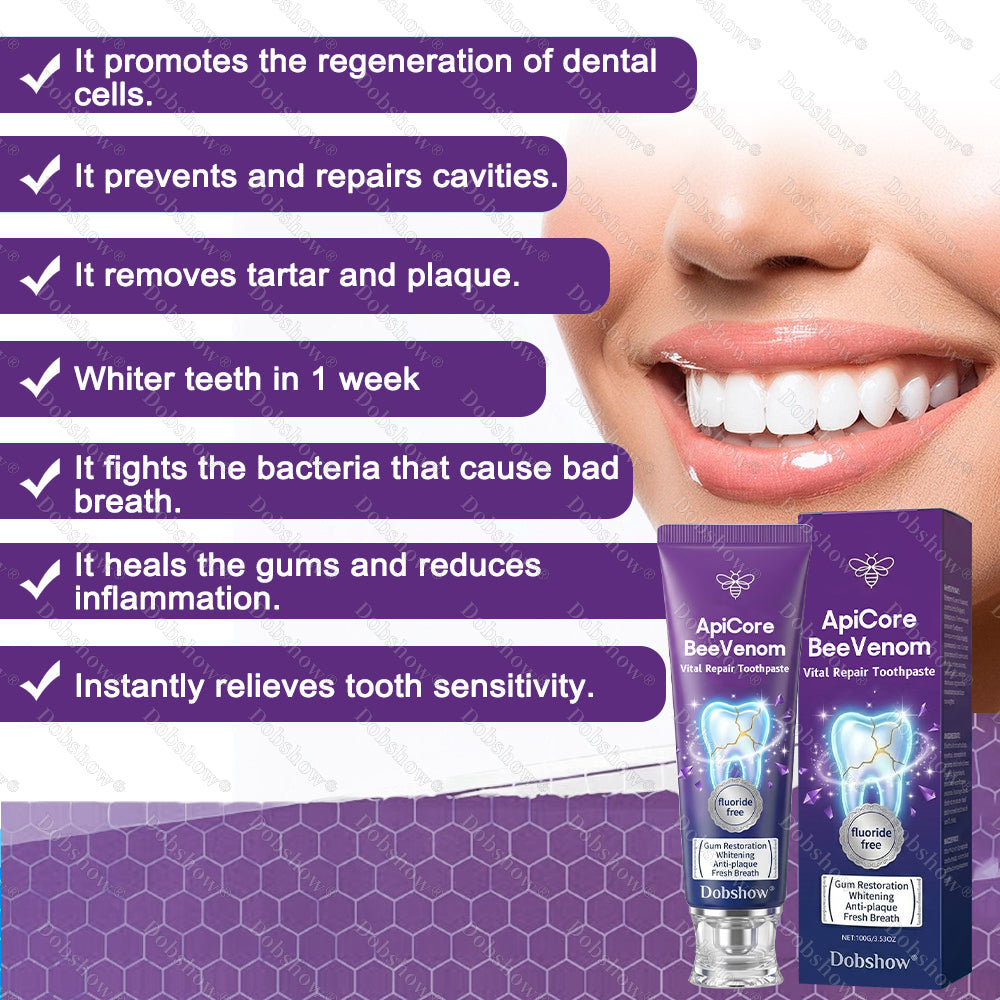 🦷 Dobshow® ApiCore BeeVenom Vital Repair Toothpaste