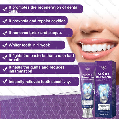 🦷 Dobshow® ApiCore BeeVenom Vital Repair Toothpaste