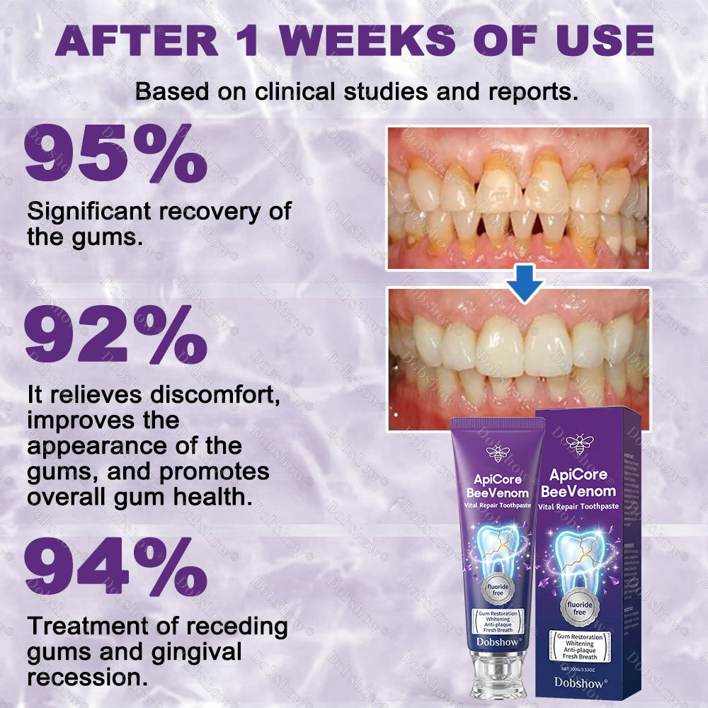 🦷 Dobshow® ApiCore BeeVenom Vital Repair Toothpaste