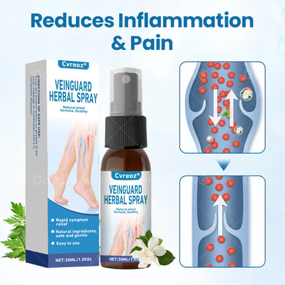 Cvreoz® VeinGuard Herbal Spray-✅ Clinically proven to eliminate varicose veins in just 7 days!