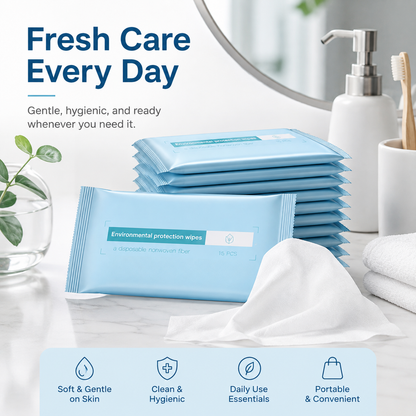 Dobshow® Zero-Clog Flushable Wet Wipes – Septic-Safe, Hypoallergenic & Cloud-Soft Daily Care