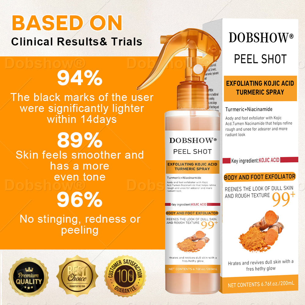 Dobshow®Exfoliatng Kojic Acid Turmeric Spray