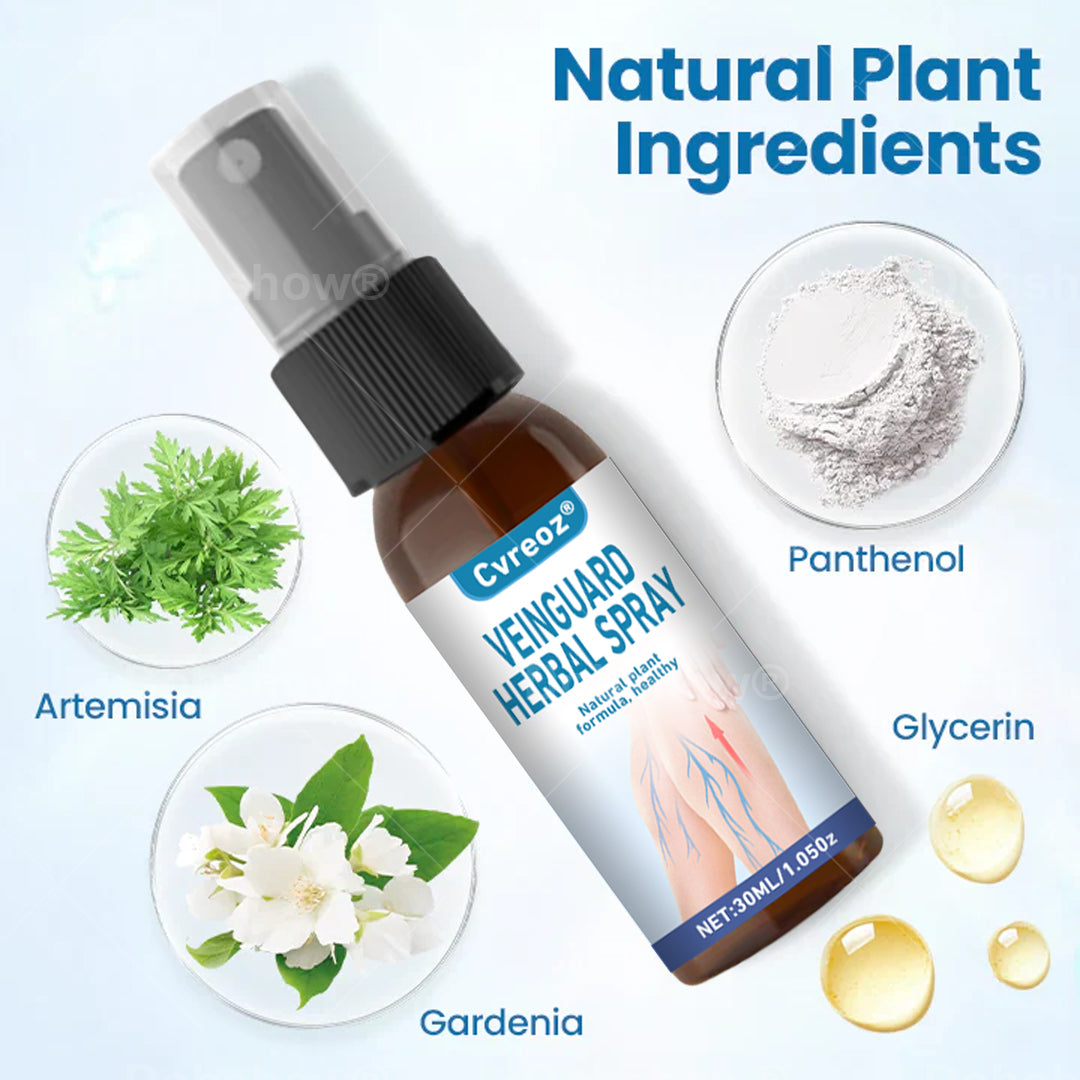 Cvreoz® VeinGuard Herbal Spray-✅ Clinically proven to eliminate varicose veins in just 7 days!