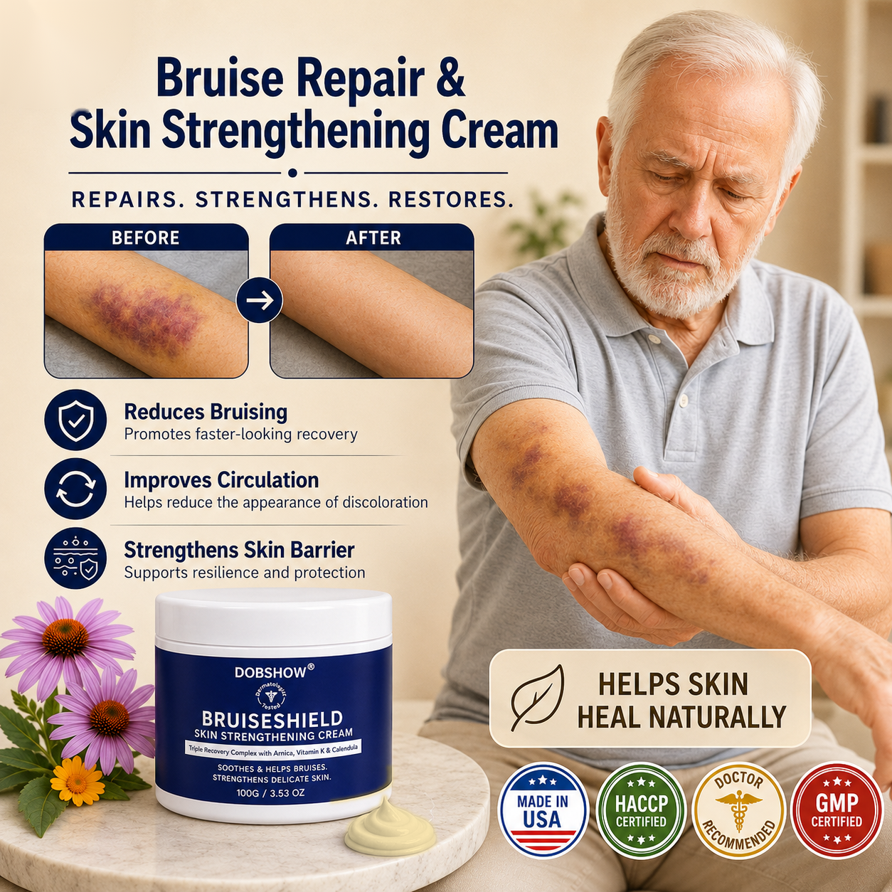Dobshow® BRUISESHIELD Skin Strengthening Cream✨