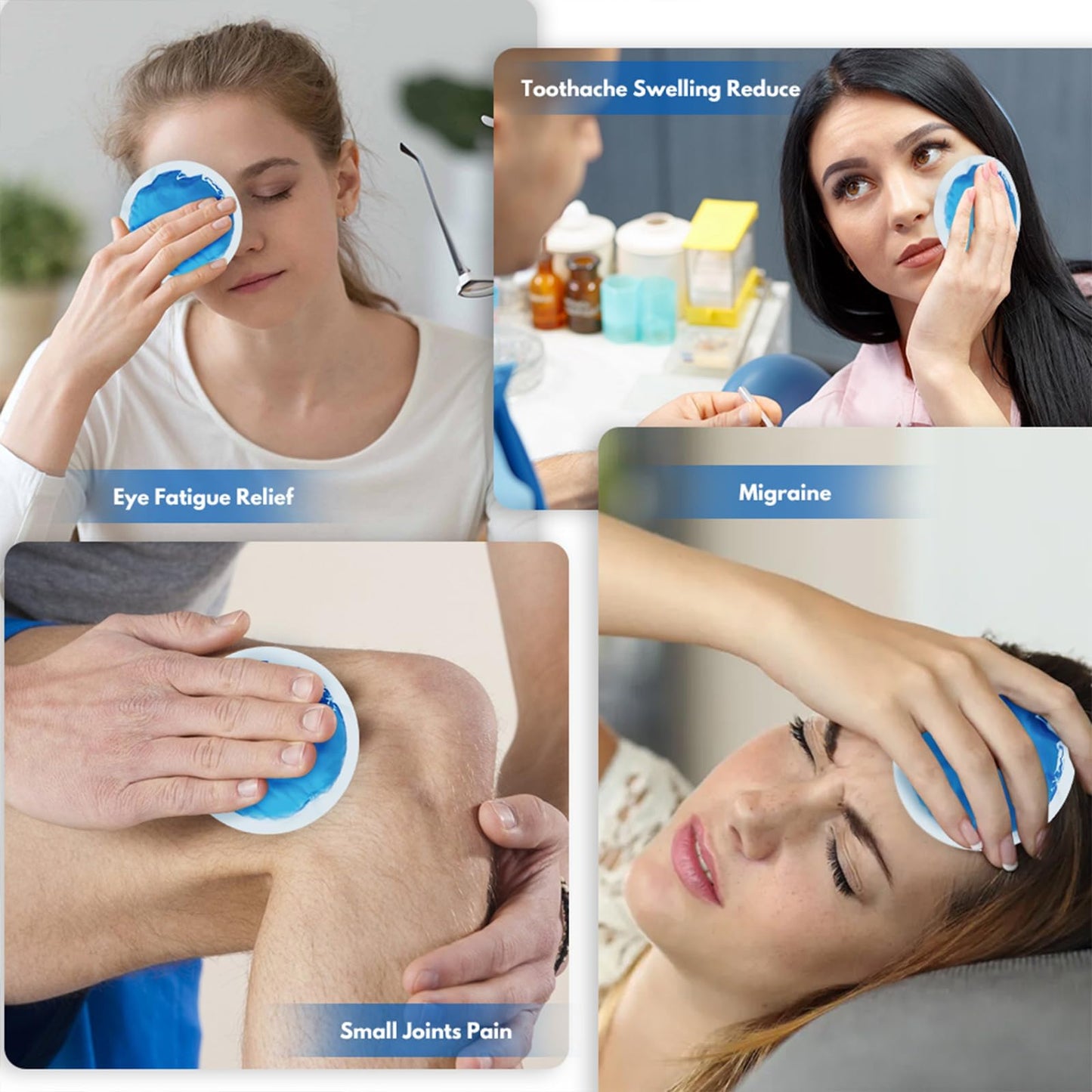 Dobshow® Reusable Hot & Cold Gel Compress Pad – Instant Target Relief for Pain & Swelling