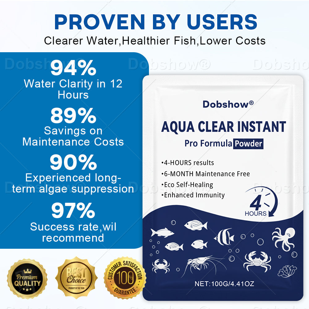🏆Official Store| Dobshow® AquaClear Instant Pro Formula Powder