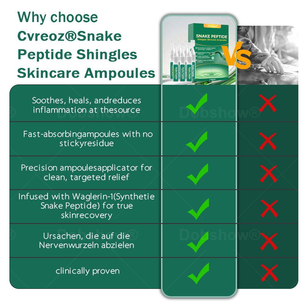 Cvreoz®Snake Peptide Shingles Skincare Ampoules