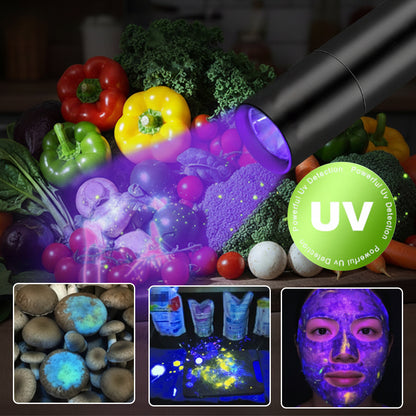 Billhol® UV Black Light Flashlight for Vegetable Inspection