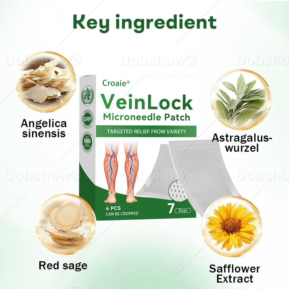 Croaie® VeinLock Microneedle Patch