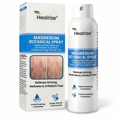 🏆Healrize® Magnesium Botanical Spray –Advanced Skin Recovery for Psoriasis & Eczema | Rapid Soothing, Steroid-Free