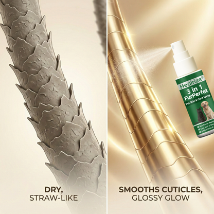 Healrize® 𝟑 𝐢𝐧 𝟏 𝐅𝐮𝐫𝐏𝐞𝐫𝐟𝐞𝐜𝐭 𝐏𝐞𝐭 𝐒𝐤𝐢𝐧 & 𝐂𝐨𝐚𝐭 𝐒𝐩𝐫𝐚𝐲