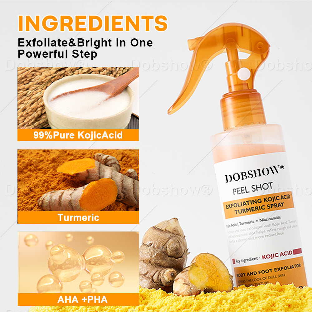 Dobshow®Exfoliatng Kojic Acid Turmeric Spray