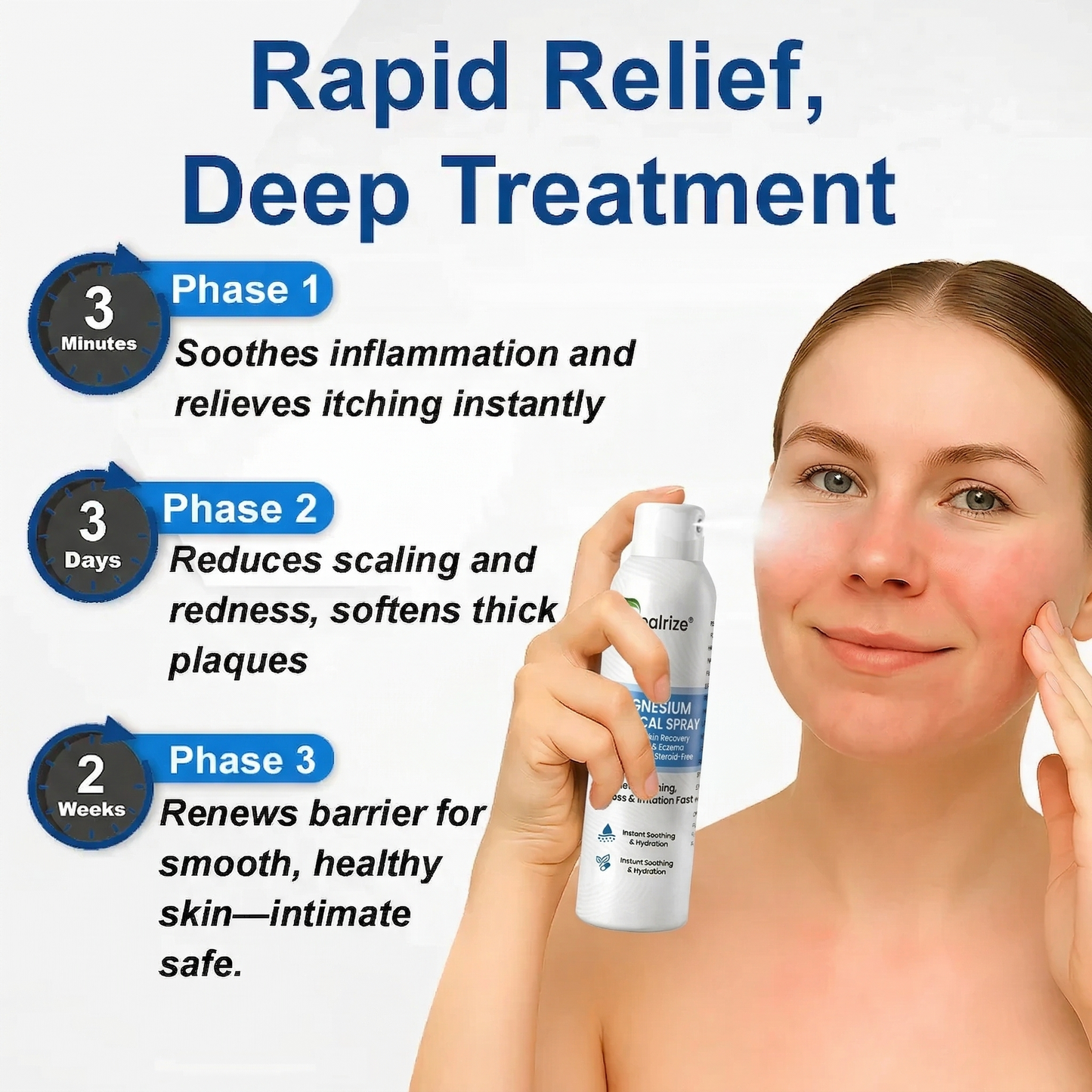 🏆Healrize® Magnesium Botanical Spray –Advanced Skin Recovery for Psoriasis & Eczema | Rapid Soothing, Steroid-Free