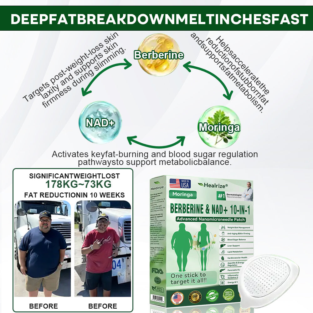 🇺🇸 𝐎𝐟𝐟𝐢𝐜𝐢𝐚𝐥 𝐔𝐒 𝐒𝐭𝐨𝐫𝐞 | ✨🩺 𝐇𝐞𝐚𝐥𝐫𝐢𝐳𝐞® Moringa · Berberine × NAD+ 𝟏𝟎-𝐢𝐧-𝟏 𝐀𝐝𝐯𝐚𝐧𝐜𝐞𝐝 𝐍𝐚𝐧𝐨 𝐌𝐢𝐜𝐫𝐨𝐧𝐞𝐞𝐝𝐥𝐞 𝐏𝐚𝐭𝐜𝐡 — 𝐎𝐧𝐜𝐞 𝐃𝐚𝐢𝐥𝐲, 𝐕𝐢𝐬𝐢𝐛𝐥𝐞 𝐑𝐞𝐬𝐮𝐥𝐭𝐬 𝐢𝐧 𝟕 𝐃𝐚𝐲𝐬
