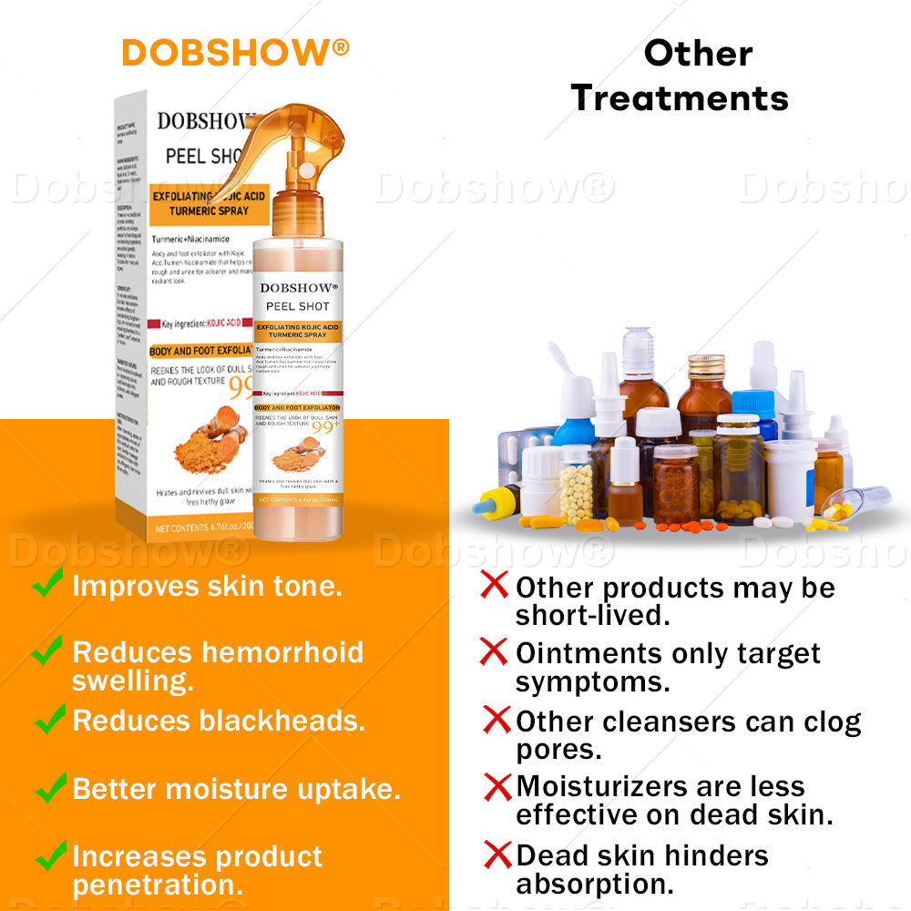 Dobshow®Exfoliatng Kojic Acid Turmeric Spray