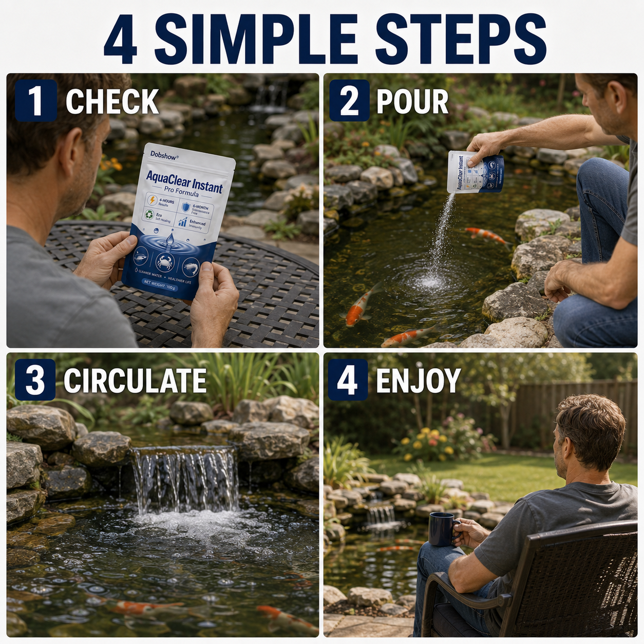 Dobshow®  AquaClear Instant Pro Formula