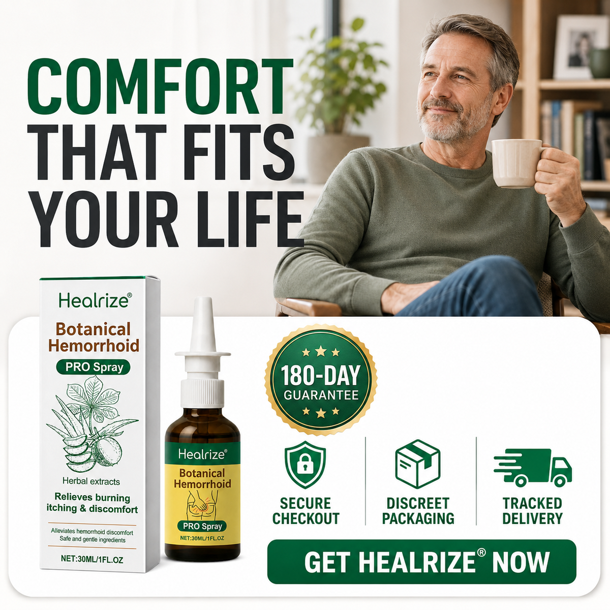 💎🔥79K+SOLD🔥Healrize® Botanical Hemorrhoid PRO Spray