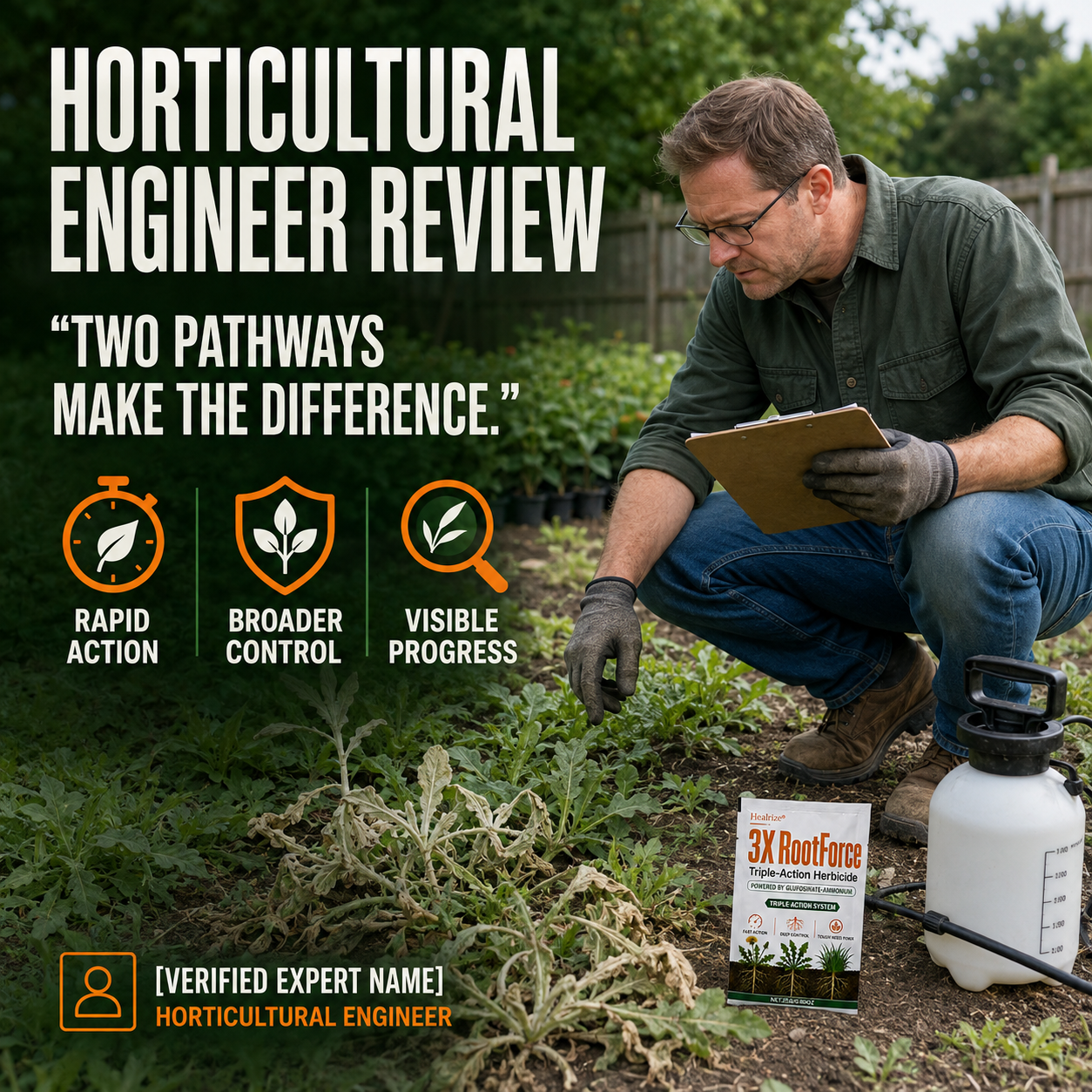 Healrize® 3X RootForce Triple-Action Herbicide