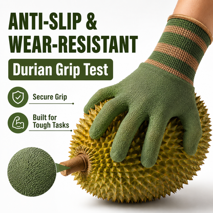 🔥Sfrcord® Heavy-Duty Waterproof Gardening & Work Gloves with Anti-Slip Rubber Grip