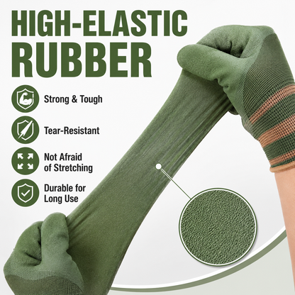 🔥Sfrcord® Heavy-Duty Waterproof Gardening & Work Gloves with Anti-Slip Rubber Grip