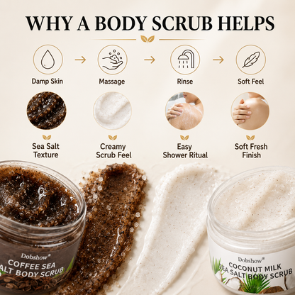 Dobshow® Sea Salt Body Scrub Duo