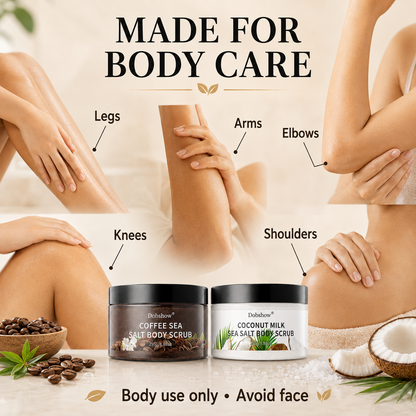 Dobshow® Sea Salt Body Scrub Duo