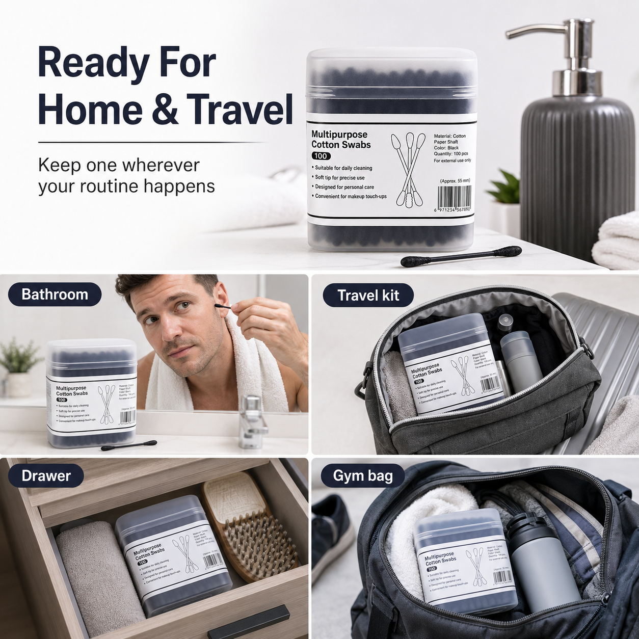 multipurpose cotton swabs