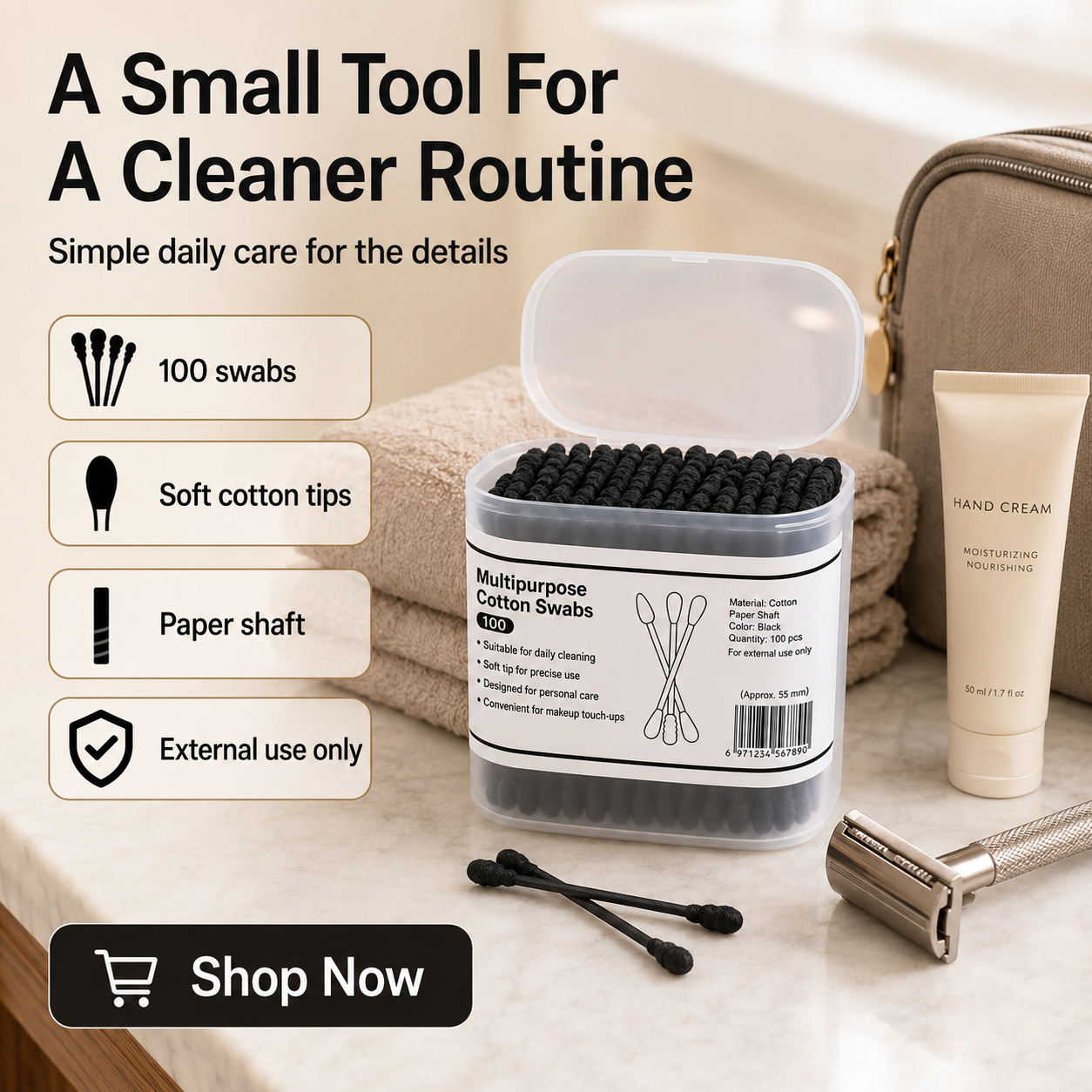 multipurpose cotton swabs