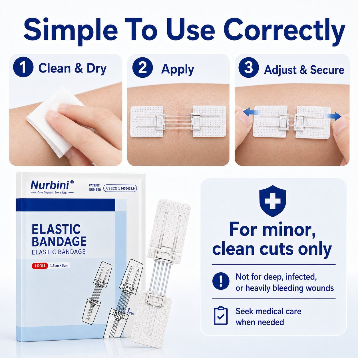 Nurbini® Elastic Bandage Landing Page Copy