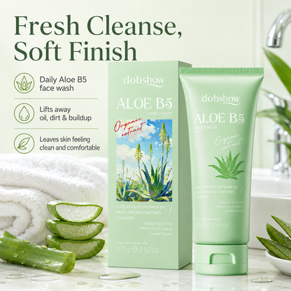 Dobshow® Aloe B5 Moisturizing Cleanser Shopify Landing Page Copy